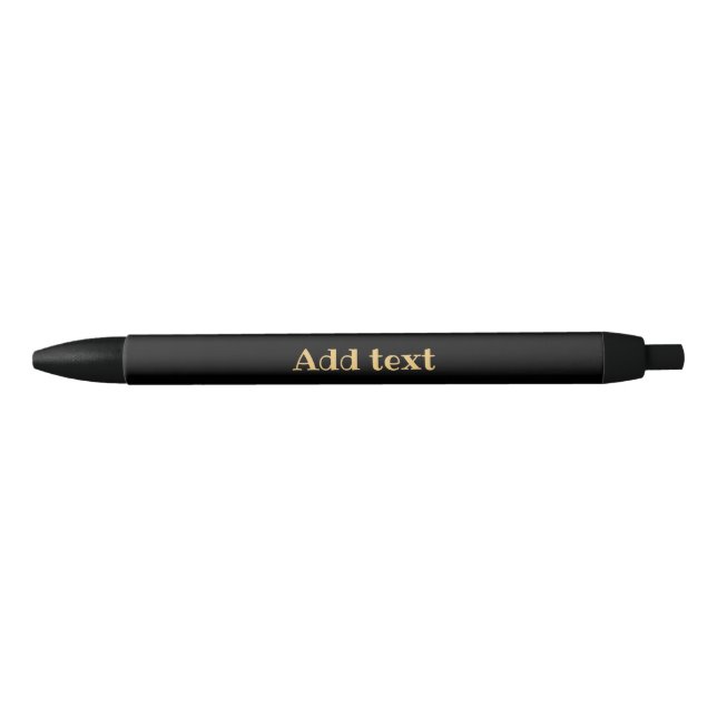 Personalize Bold Gold Print Pen (Front)