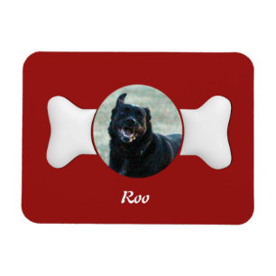Personalize Bone Shaped Pet Keepsake Magnet