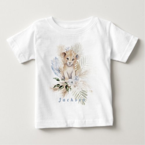 Personalize Boy  Lion Prince  Birthday T_Shirt 