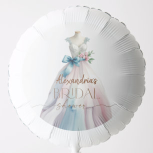 Personalize Bridal Shower Dress Balloon