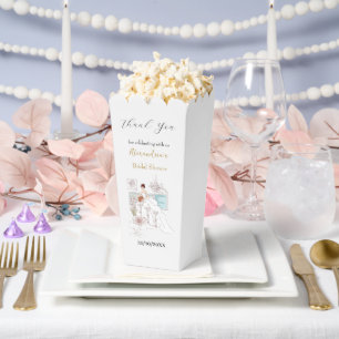 Personalize Bridal Shower Dress Thank you Favor Boxes