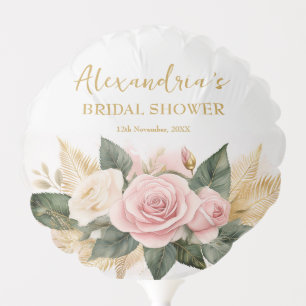 Personalize Bridal Shower Rose Bouquet Balloon