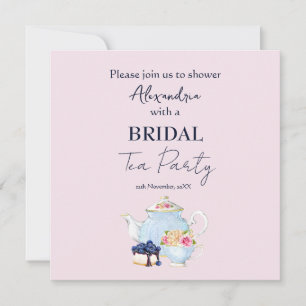 Personalize Bridal Shower Tea Party Invitation