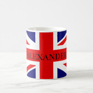 Personalize British flag Coffee Mug