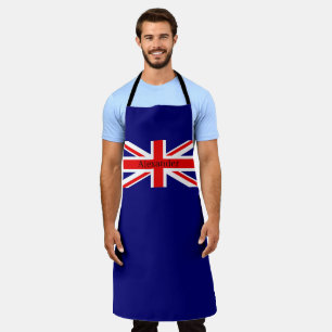 Personalize British National Flag - Union Jack  Apron