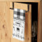 Personalize Buffalo Plaid Kitchen Heart Home White
