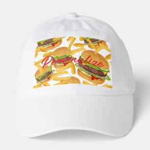 Personalize Burgers & Fries Truckers Hat