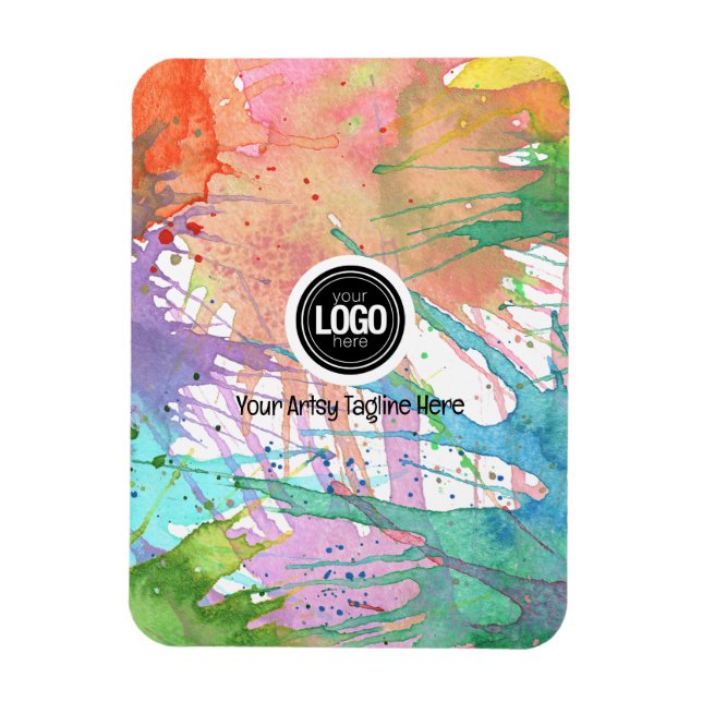 Personalize Business | Art Supplies Magnet (Vertical)