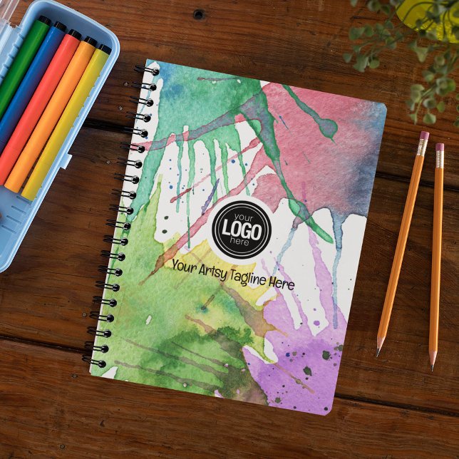 Personalize Business | Art Supplies Notebook (Creator Uploaded)
