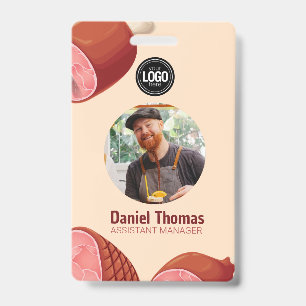 Personalize Business   Butcher Shop Badge
