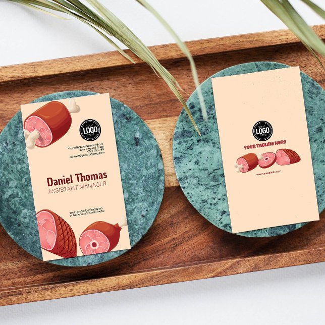 Personalize Business | Butcher Shop Business Card (Creator Uploaded)