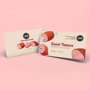 Personalize Business Butcher Shop Business Card