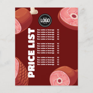Personalize Business Butcher Shop Flyer