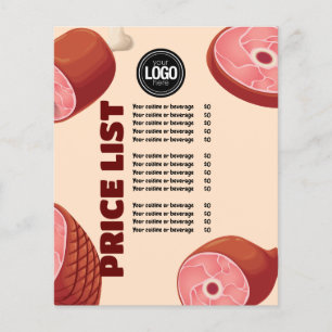 Personalize Business Butcher Shop Flyer