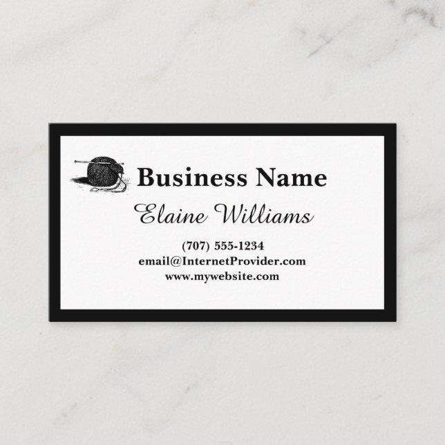 Personalize Business Cards for your Craft Business (Front)