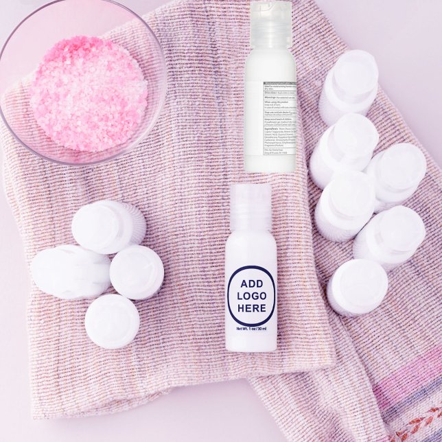 Personalize Business Organization Event Logo Hand Lotion (Custom Photo Logo Art Slogan Create It Yourself Hand Lotion)