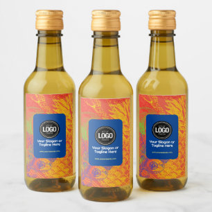 Personalize Business Tropical Fruits Company Wine Label