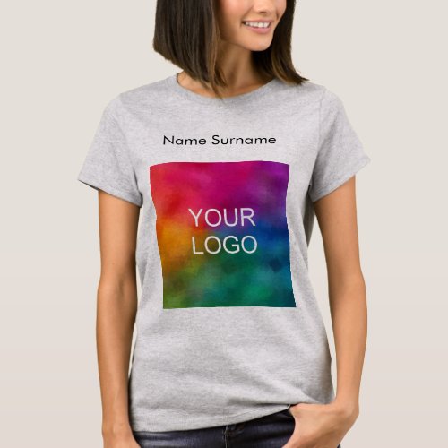 Personalize Business Your Logo Here Employee Staff T_Shirt