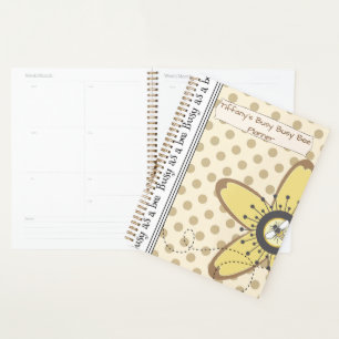 Personalize Busy Bee Planner