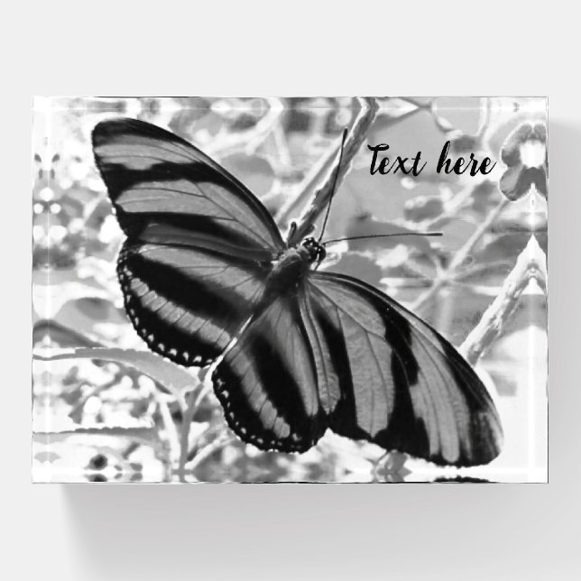 Personalize Butterfly Paperweight (Front)