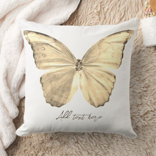 Personalize Butterfly Pillow