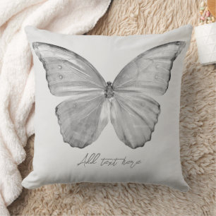 Personalize Butterfly Pillow