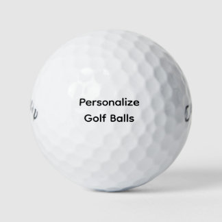 Personalize Callaway Golf Warbird Balls