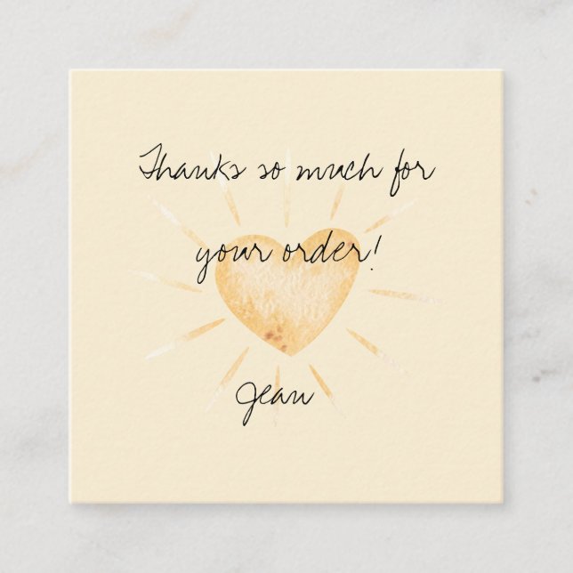 Personalize Calling Card (Front)