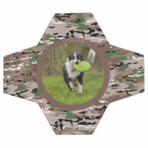 Personalize Camo Dog Name Picture Play