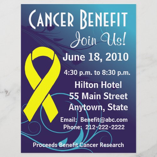 Personalize Cancer Benefit  _ Bladder Cancer Flyer