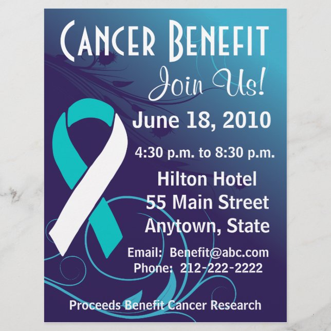 Personalize Cancer Benefit  - Cervical Cancer Flye Flyer (Front)