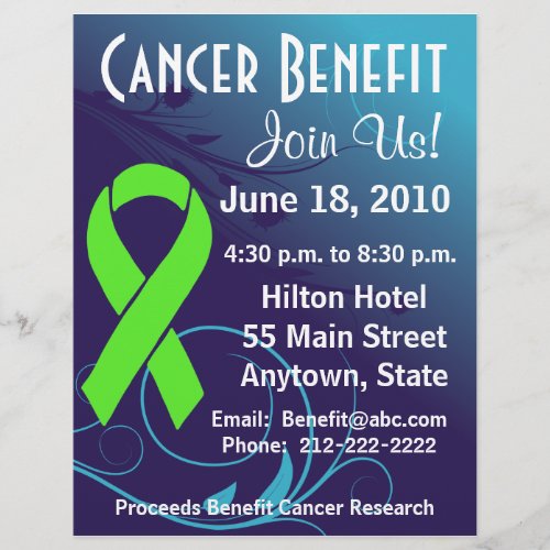 Personalize Cancer Benefit  _ Lymphoma Flyer