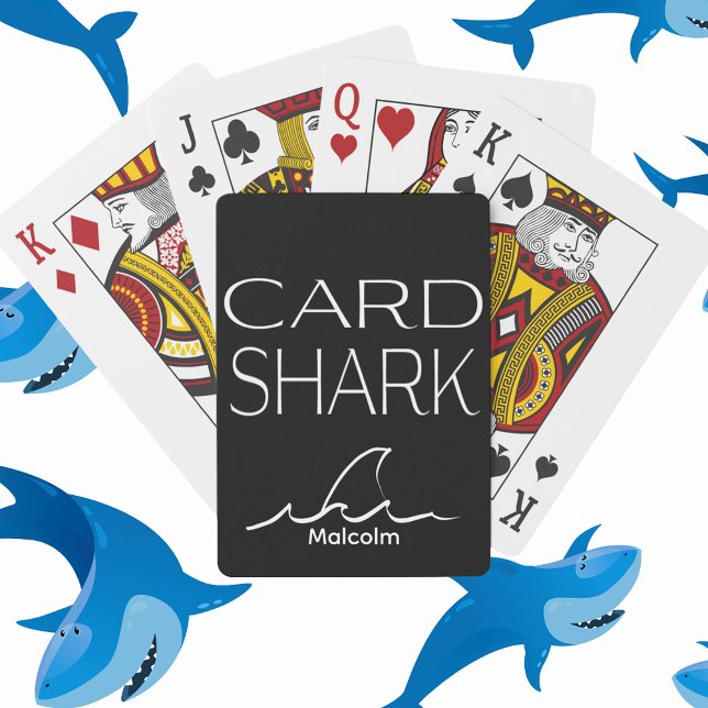Personalize Card Shark black&white Game On (Creator Uploaded)