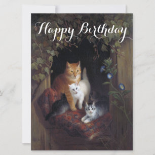 Personalize Cat with Kittens Henriette Knip 1844