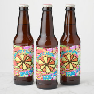 Personalize Celebrate Essentials Beer Bottle Label