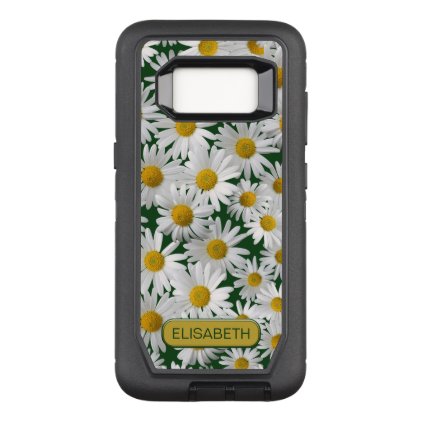 Personalize - Cheerful, Bright Daisy OtterBox Defender Samsung Galaxy S8 Case