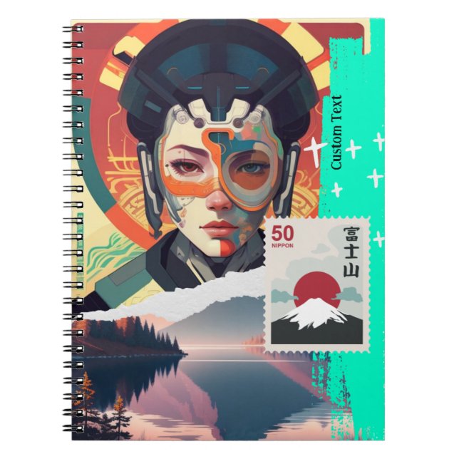 PERSONALIZE Chinese Cyborg Notebook (Front)