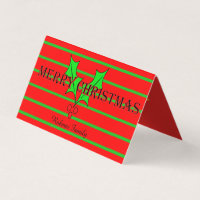 Personalize Christmas Card-Holiday Design