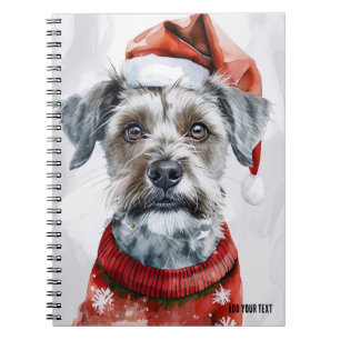 PERSONALIZE: Christmas Dog   Notebook Journal