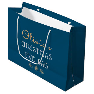 Personalize Christmas Gift Bag with Name