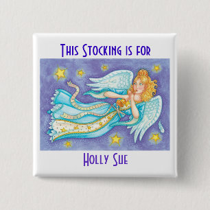 Personalize Christmas Stocking Buttons