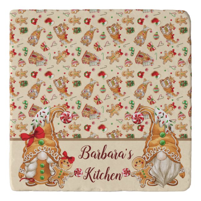 Personalize Christmas  Trivet (Front)