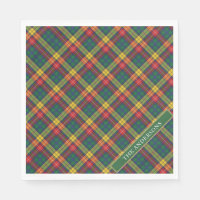 Personalize Clan Buchanan Tartan Plaid
