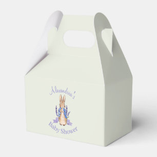 Personalize Classic Bunny Rabbit Baby shower Favor Boxes
