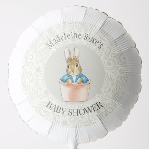 Personalize Classic rabbit Baby Shower Balloon