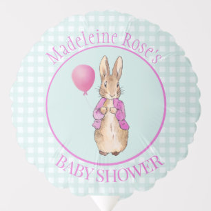 Personalize Classic rabbit Baby Shower Balloon