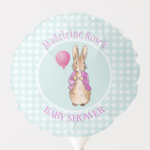 Personalize Classic rabbit Baby Shower Balloon