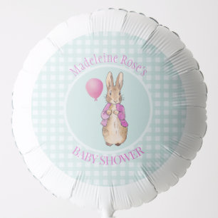 Personalize Classic rabbit Baby Shower Balloon