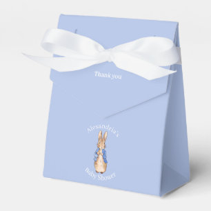 Personalize Classic Rabbit Baby Shower Favor Boxes
