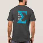 PERSONALIZE! Classical Conversations Challenge  T-Shirt<br><div class="desc">Enjoy this clever t-shirt designed for the Classical Conversations Challenge program! To know God and make him known.</div>
